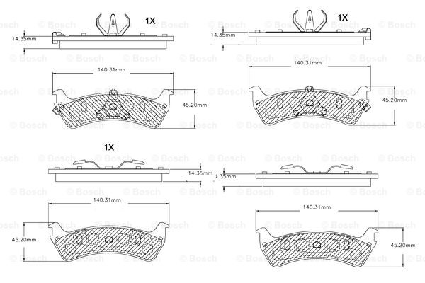 BOSCH F 03B 150 260 Brake...