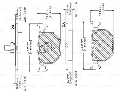 BOSCH F 03B 150 262 Brake...