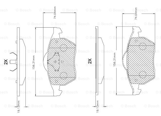 BOSCH F 03B 150 263 Brake...