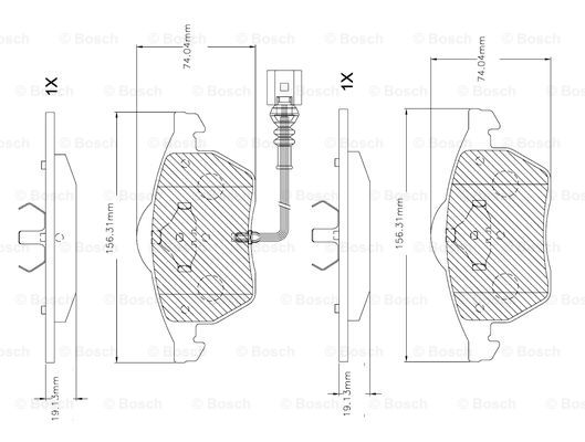 BOSCH F 03B 150 264 Brake...