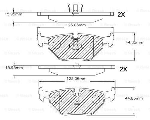 BOSCH F 03B 150 266 Brake...