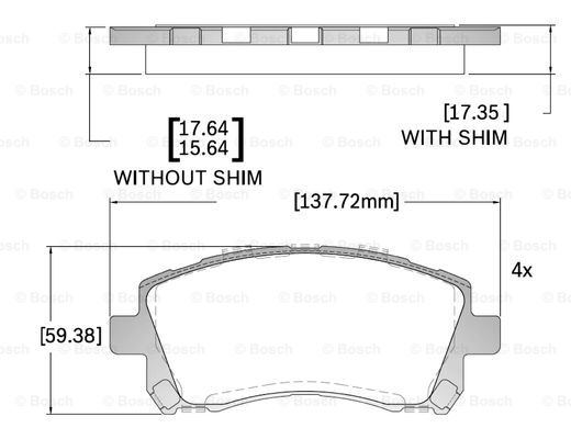 BOSCH F 03B 150 273 Brake...