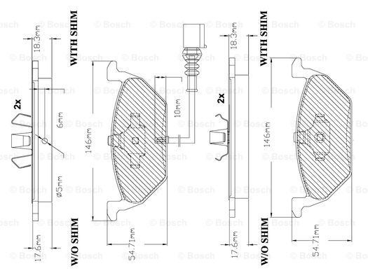 BOSCH F 03B 150 285 Brake...