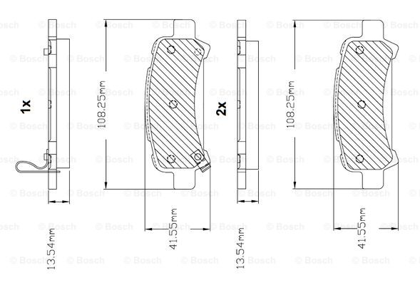 BOSCH F 03B 150 286 Brake...