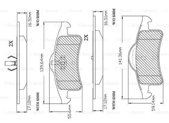 BOSCH F 03B 150 289 Brake...