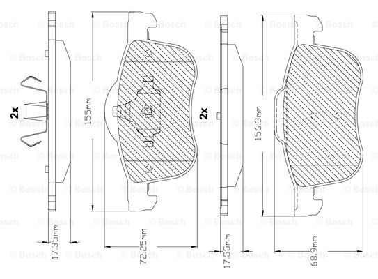 BOSCH F 03B 150 290 Brake...