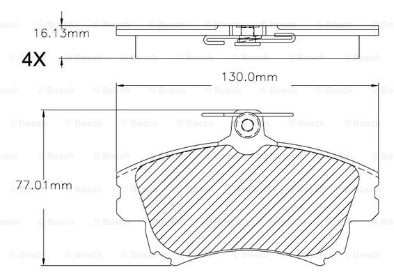 BOSCH F 03B 150 295 Brake...