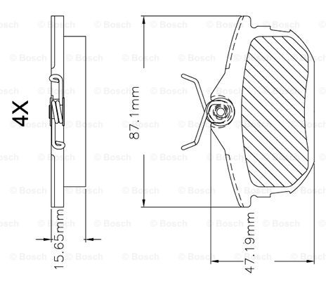 BOSCH F 03B 150 296 Brake...