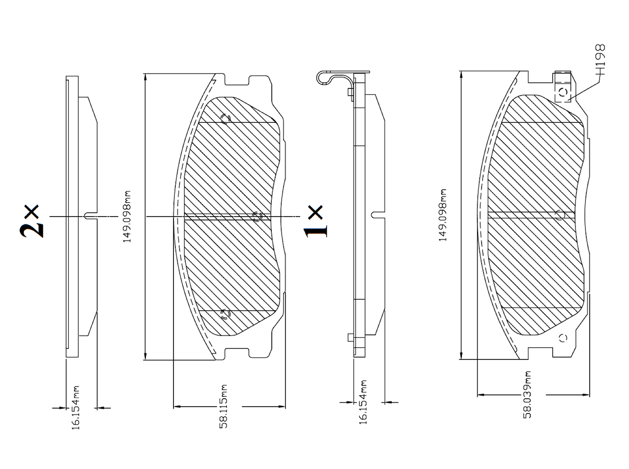 BOSCH F 03B 150 304 Brake...