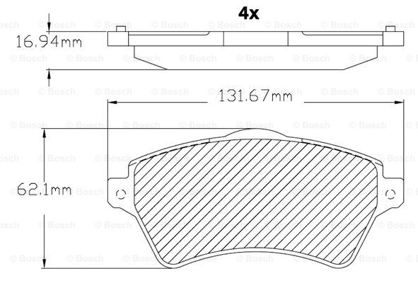 BOSCH F 03B 150 318 Brake...