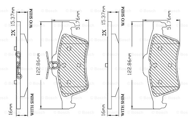 BOSCH F 03B 150 360 Brake...