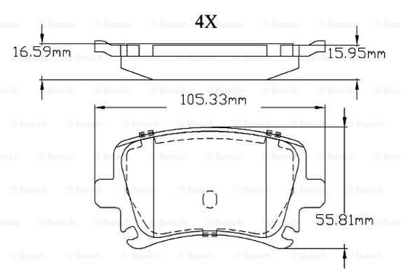 BOSCH F 03B 150 364 Brake...