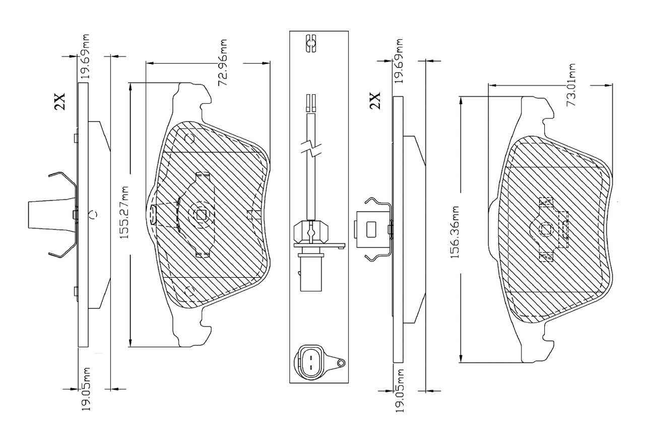 BOSCH F 03B 150 365 Brake...