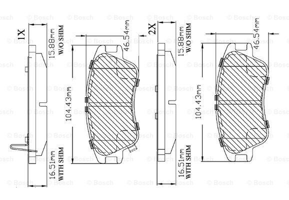 BOSCH F 03B 150 371 Brake...