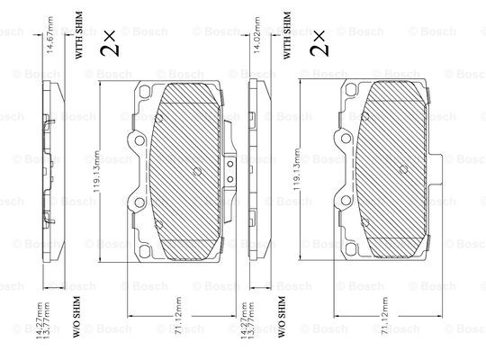 BOSCH F 03B 150 384 Brake...