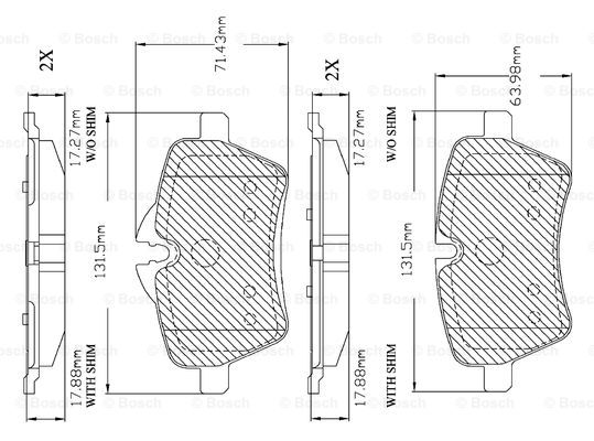 BOSCH F 03B 150 390 Brake...