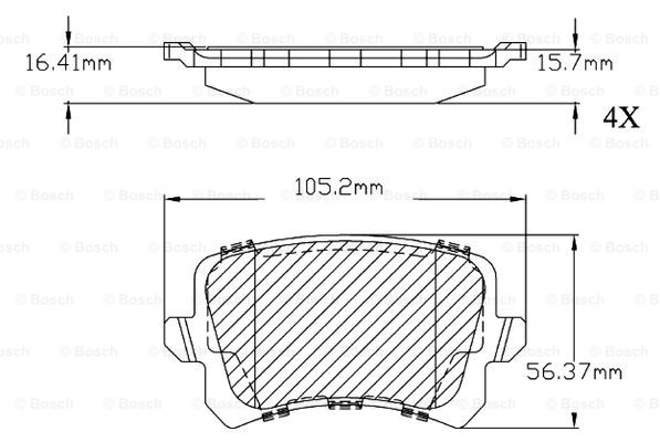 BOSCH F 03B 150 403 Brake...