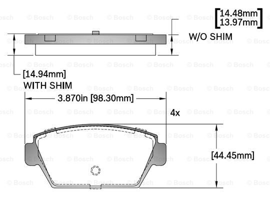 BOSCH F 03B 150 408 Brake...