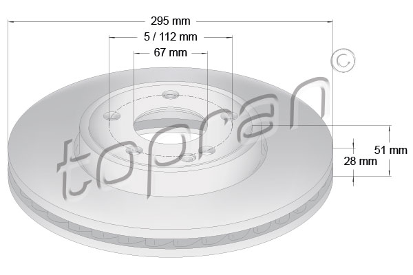 TOPRAN 409 477 Discofreno-Discofreno-Ricambi Euro