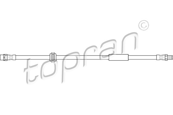 TOPRAN 501 069 Flessibile del freno-Flessibile del freno-Ricambi Euro