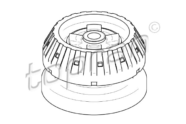 TOPRAN 401 233 Supporto ammortizzatore a molla