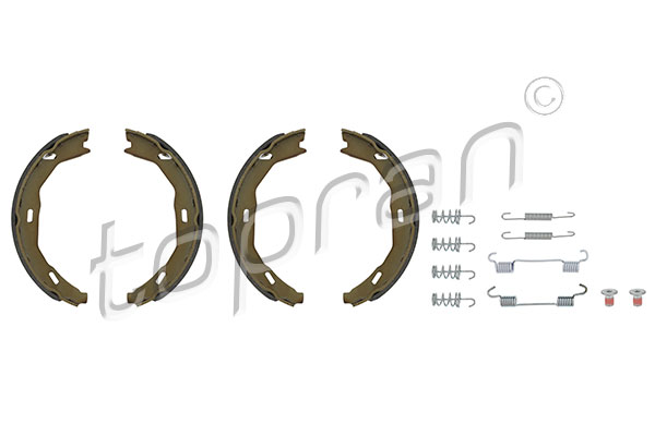 TOPRAN 401 906 Kit ganasce, Freno stazionamento-Kit ganasce, Freno stazionamento-Ricambi Euro