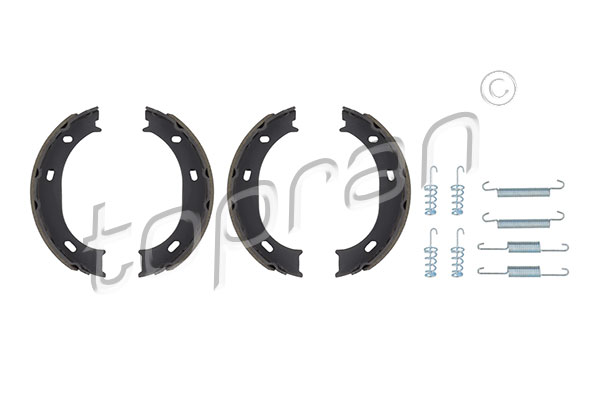 TOPRAN 110 457 Bremsbackensatz, Feststellbremse