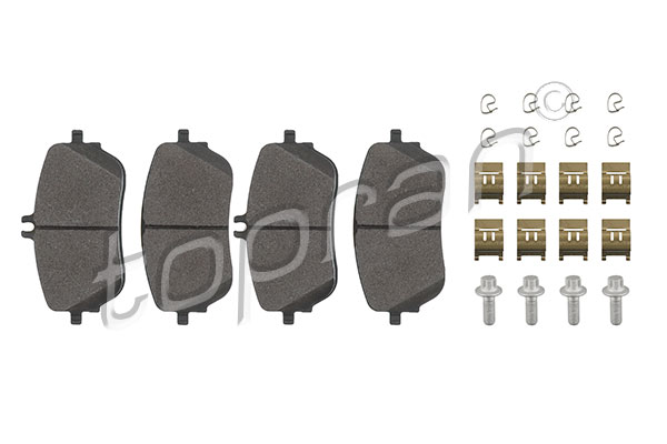 TOPRAN 624 514 Bremsbelagsatz, Scheibenbremse