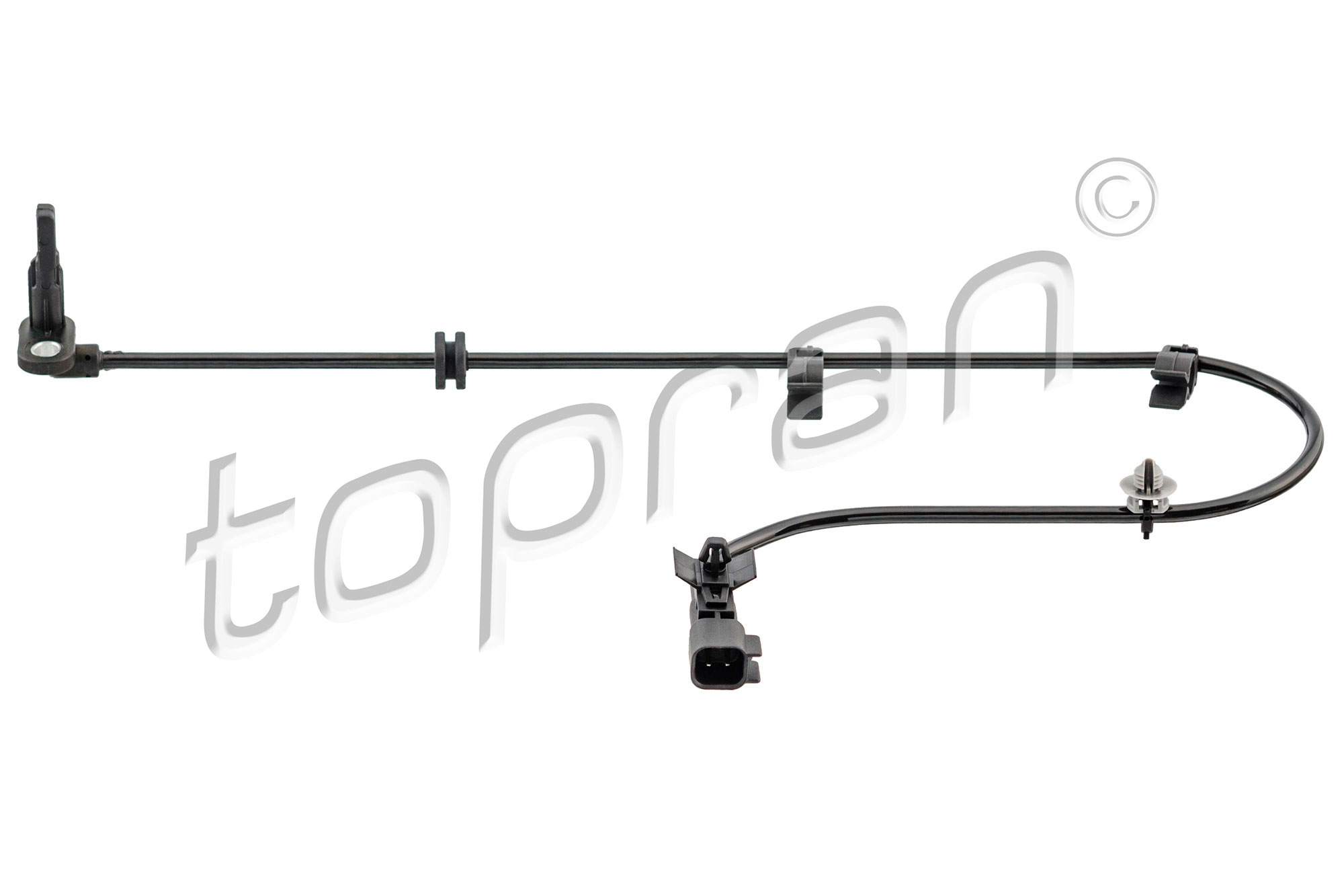 TOPRAN 208 501 Sensor, wheel speed Rear Axle Left Rear Axle Right for CHEVROLET OPEL VAUXHALL