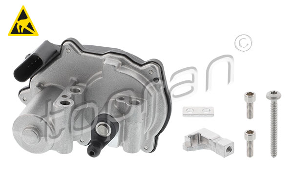 TOPRAN 633 208 Stellelement, Drallklappen (Saugrohr)