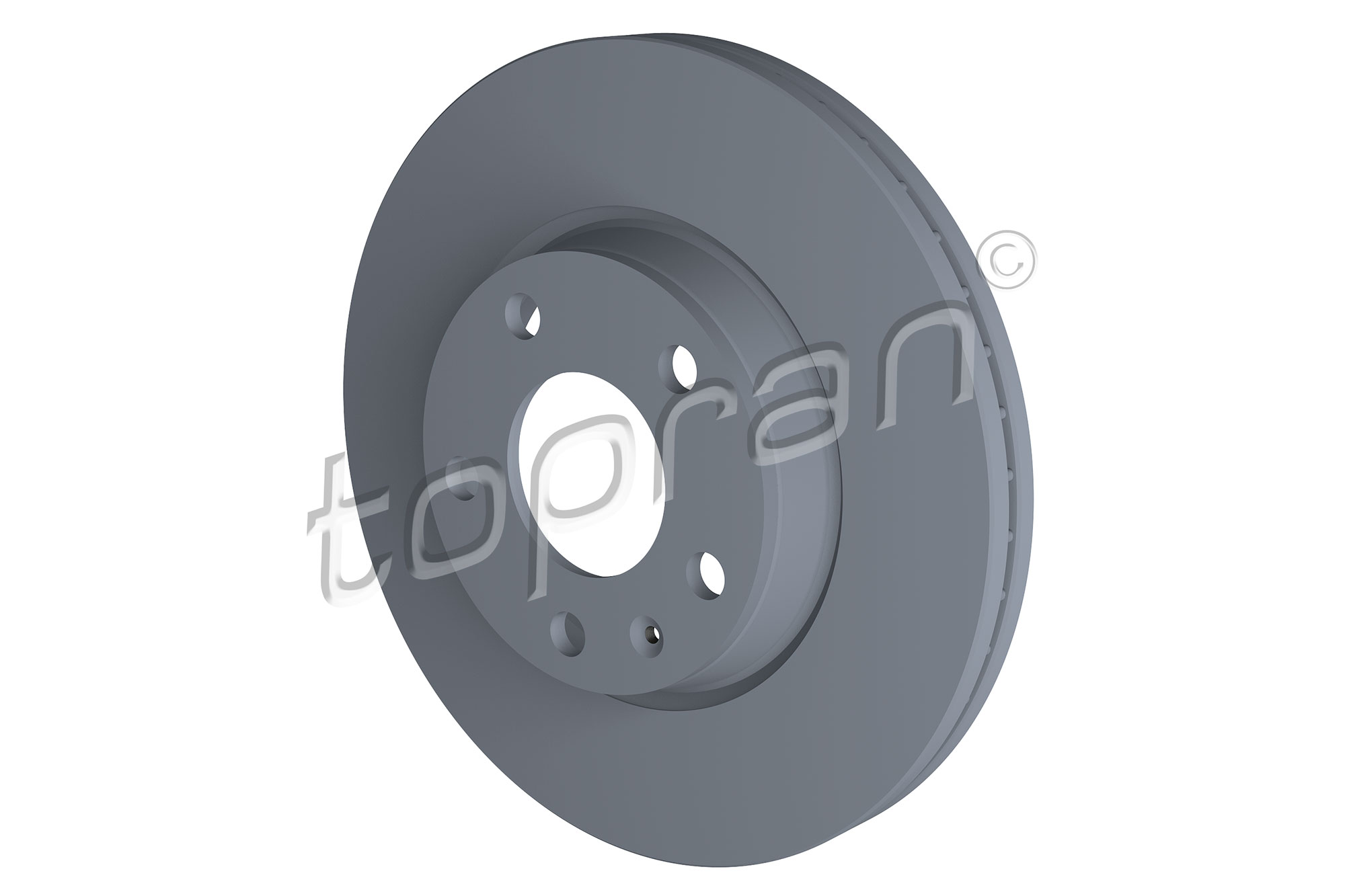TOPRAN 107 684 COATED Bremsscheibe