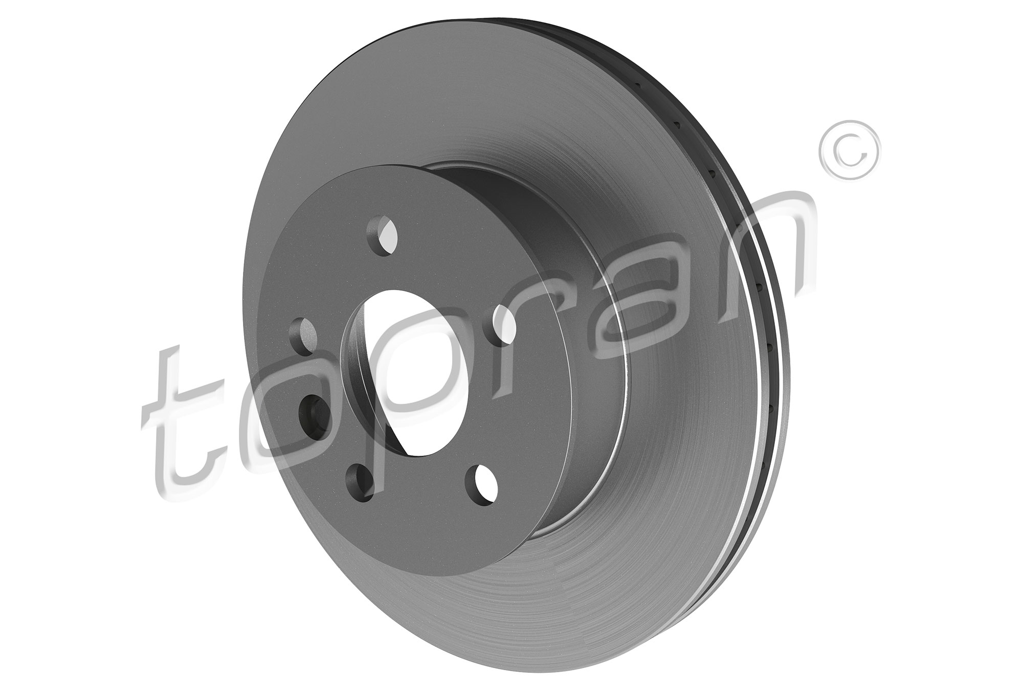 TOPRAN 104 087 Bremsscheibe
