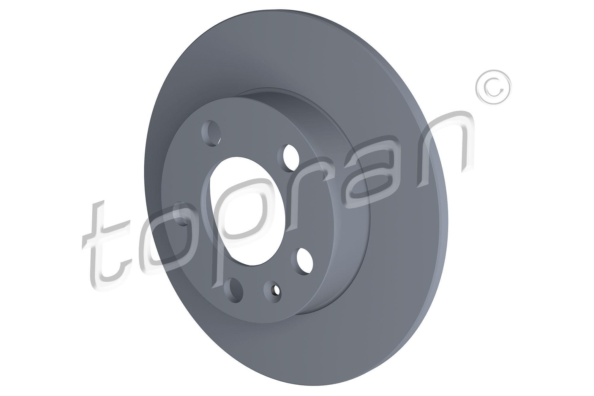 TOPRAN 107 683 COATED Bremsscheibe