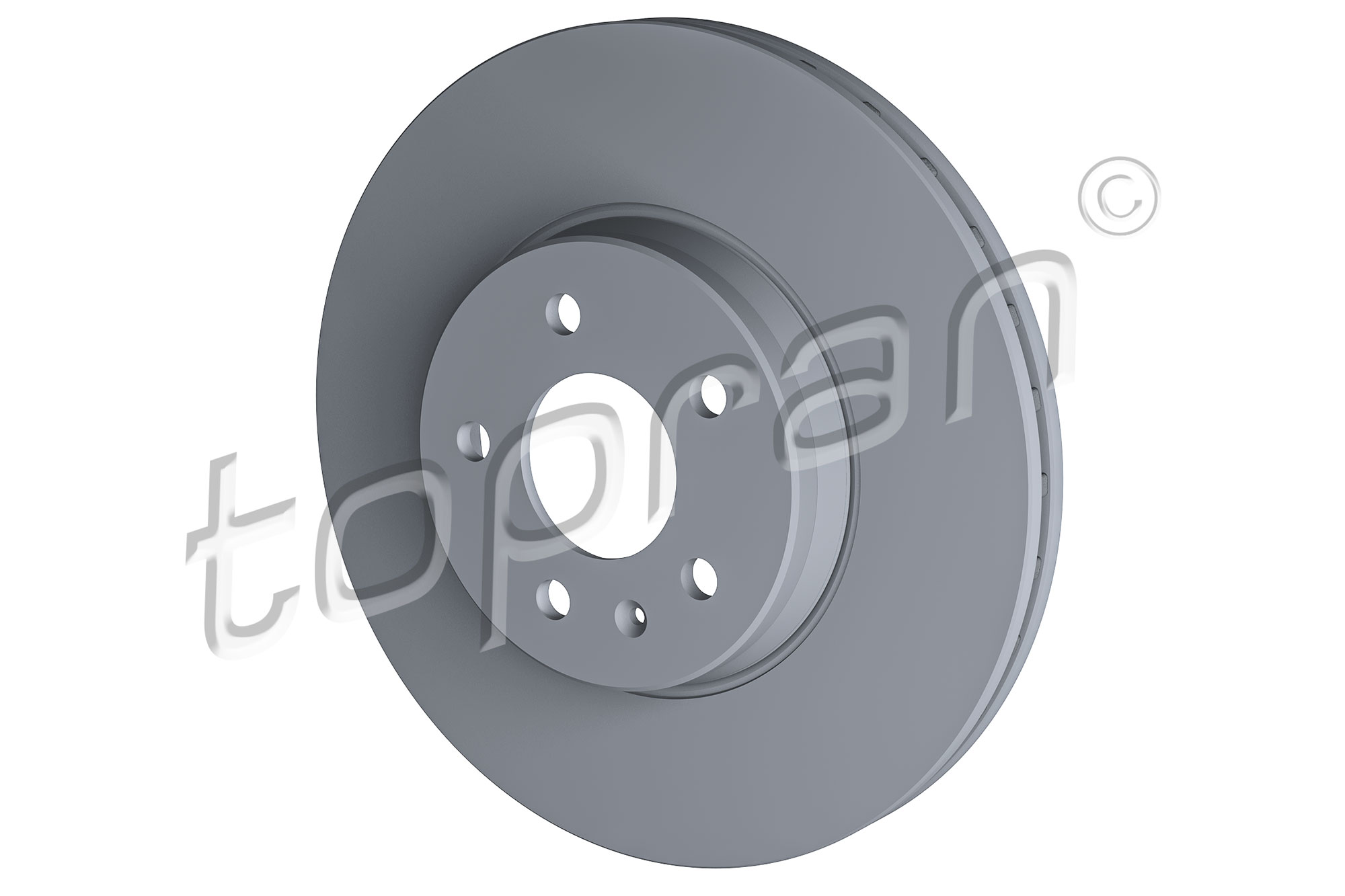 TOPRAN 113 009 COATED Bremsscheibe