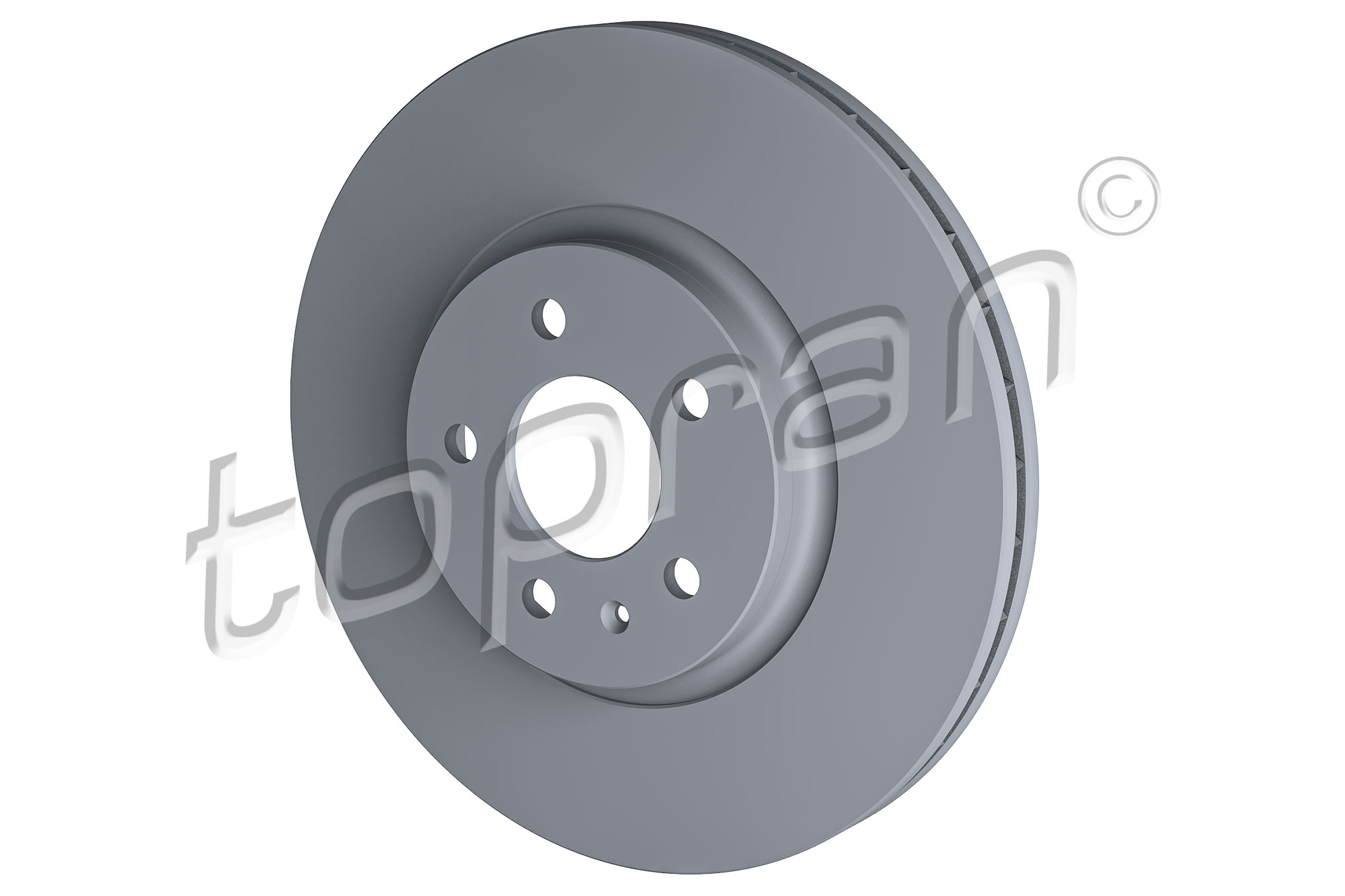 TOPRAN 113 010 COATED Bremsscheibe