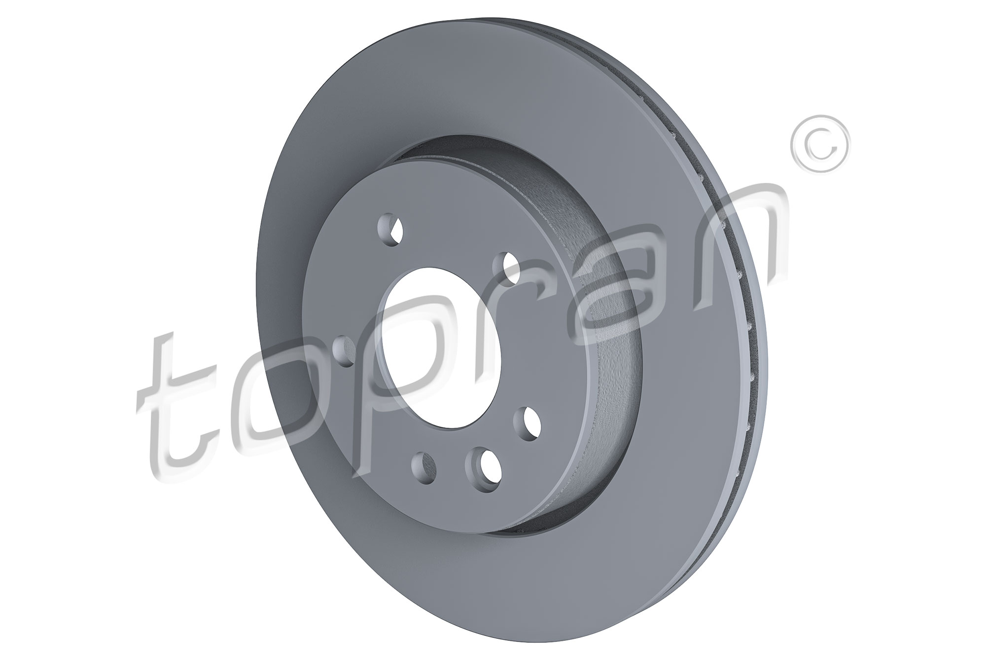 TOPRAN 118 208 COATED Bremsscheibe