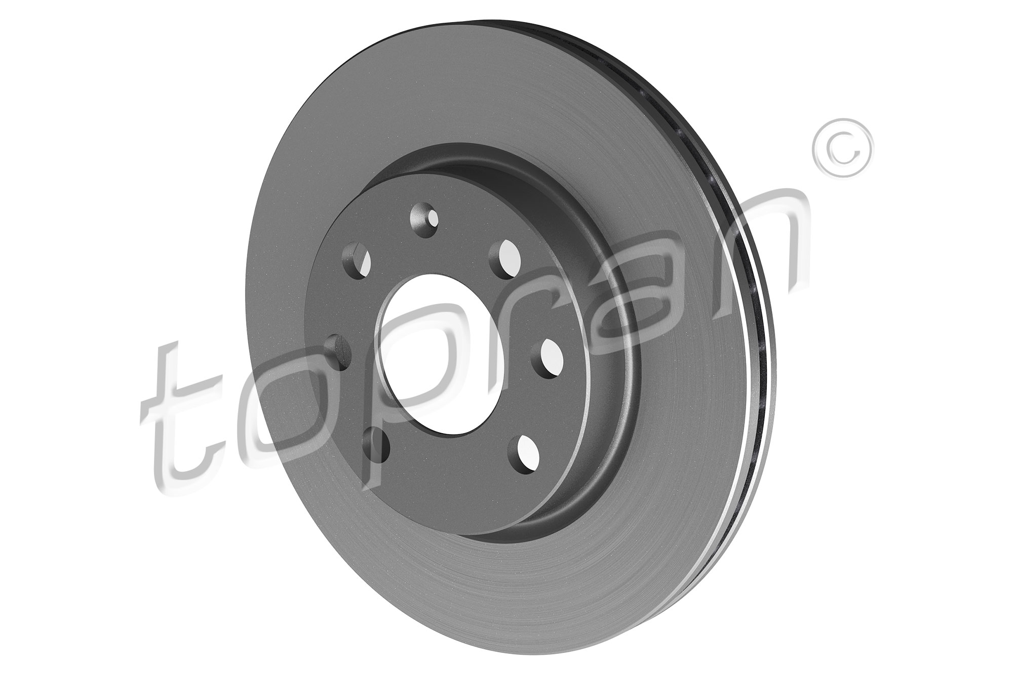 TOPRAN 206 121 Bremsscheibe