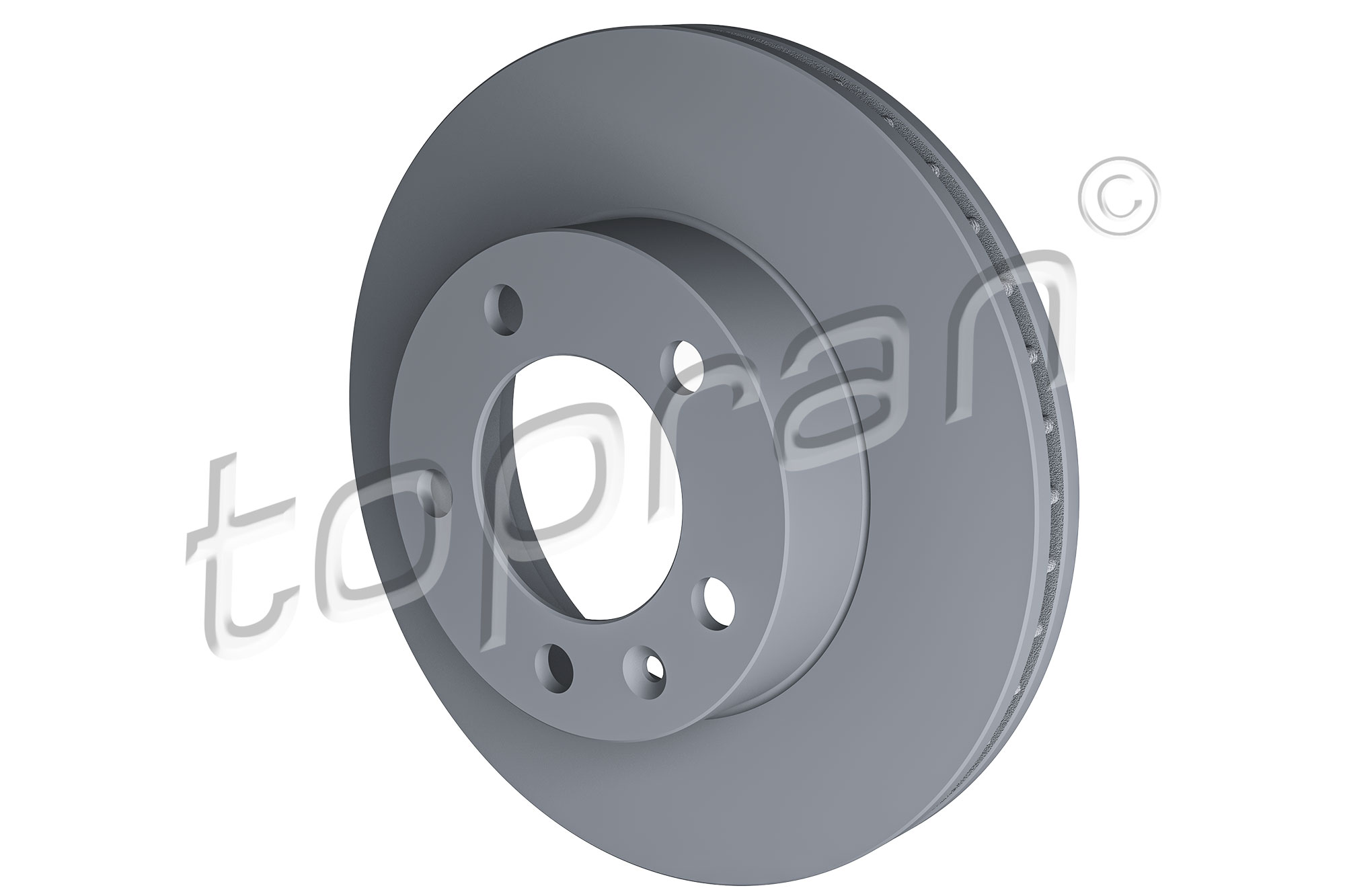 TOPRAN 208 235 COATED Bremsscheibe