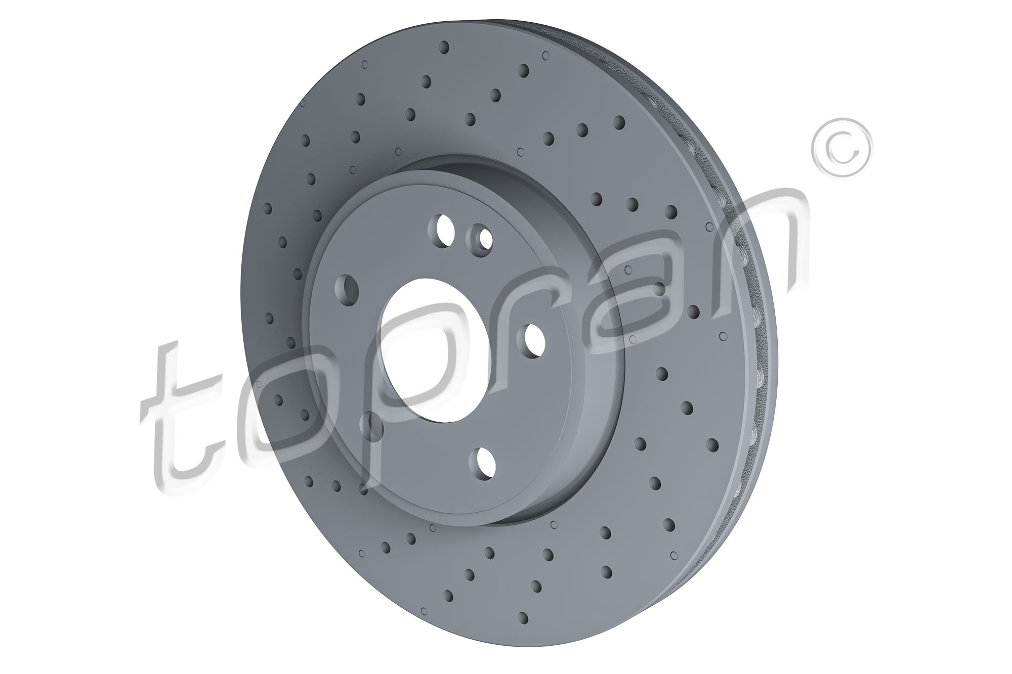 TOPRAN 408 555 COATED Bremsscheibe