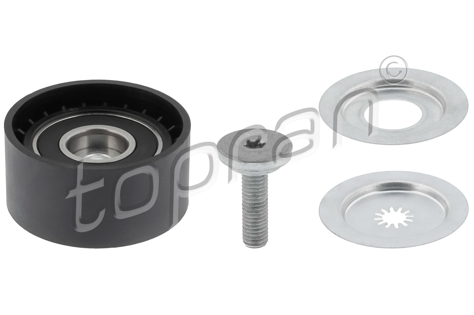 Deflection/Guide Pulley, V-ribbed belt