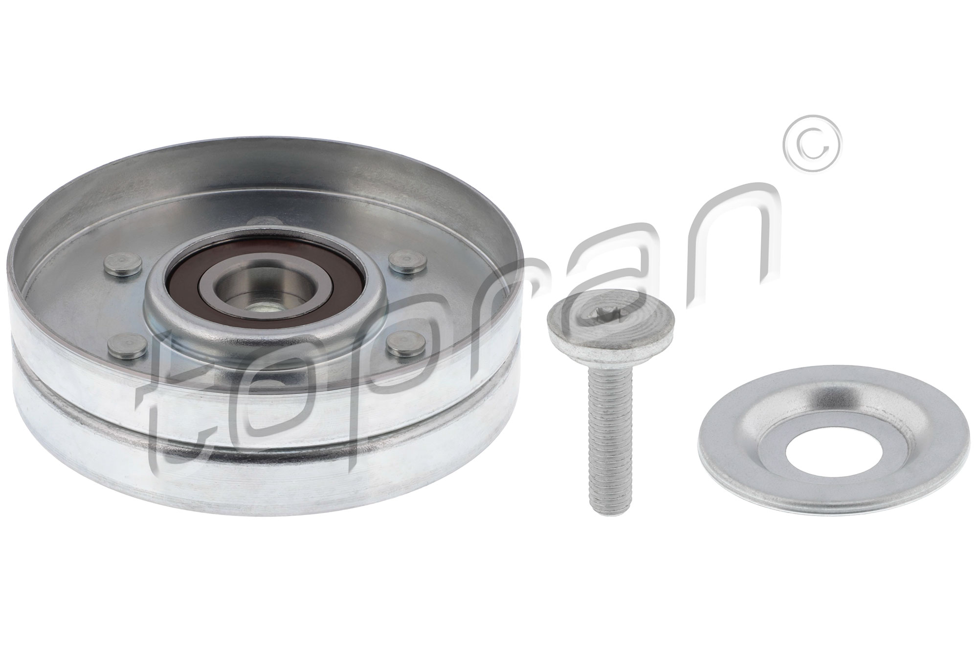 Deflection/Guide Pulley, V-ribbed belt