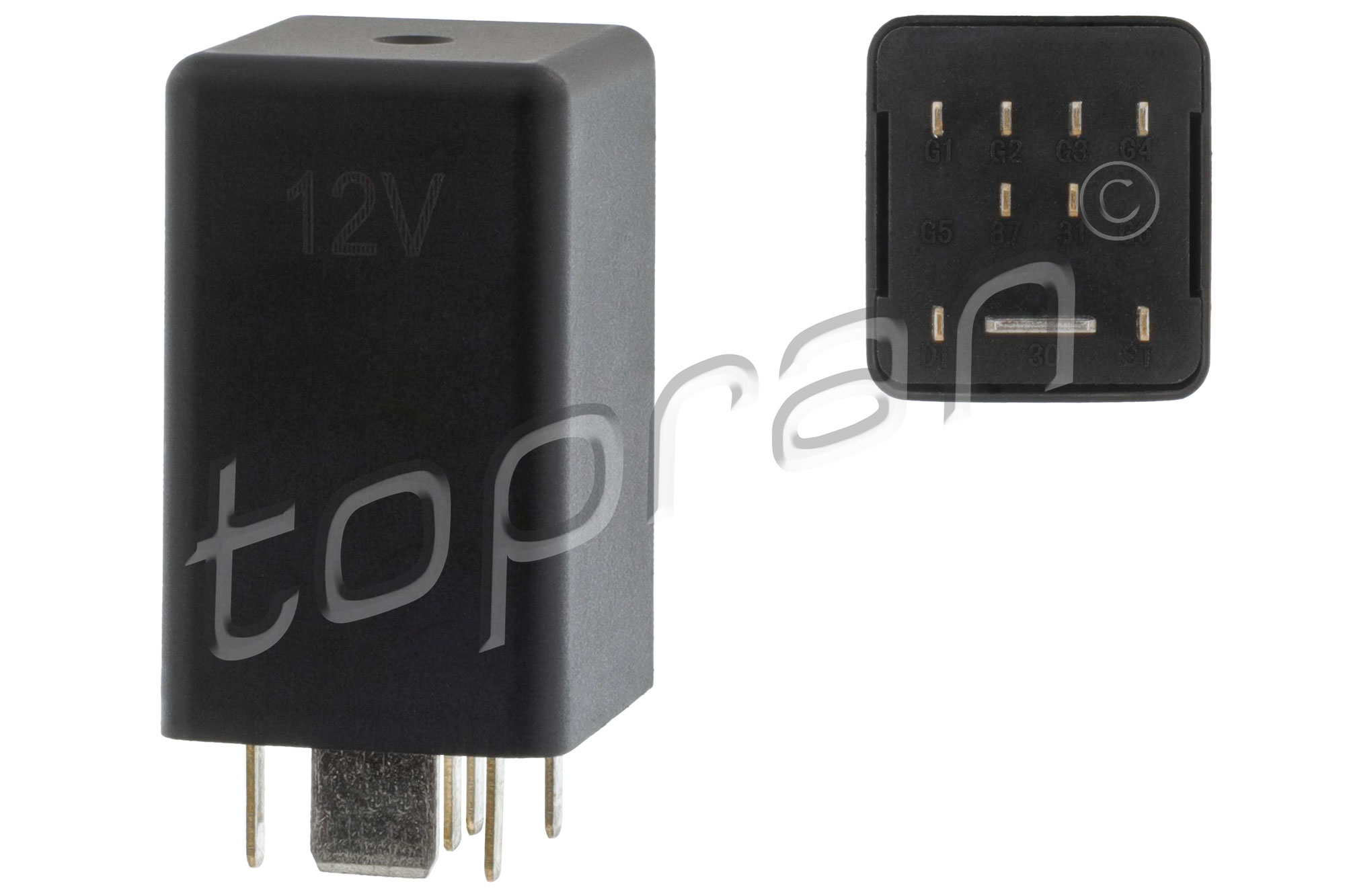 TOPRAN 115 859 Relais, Glühanlage