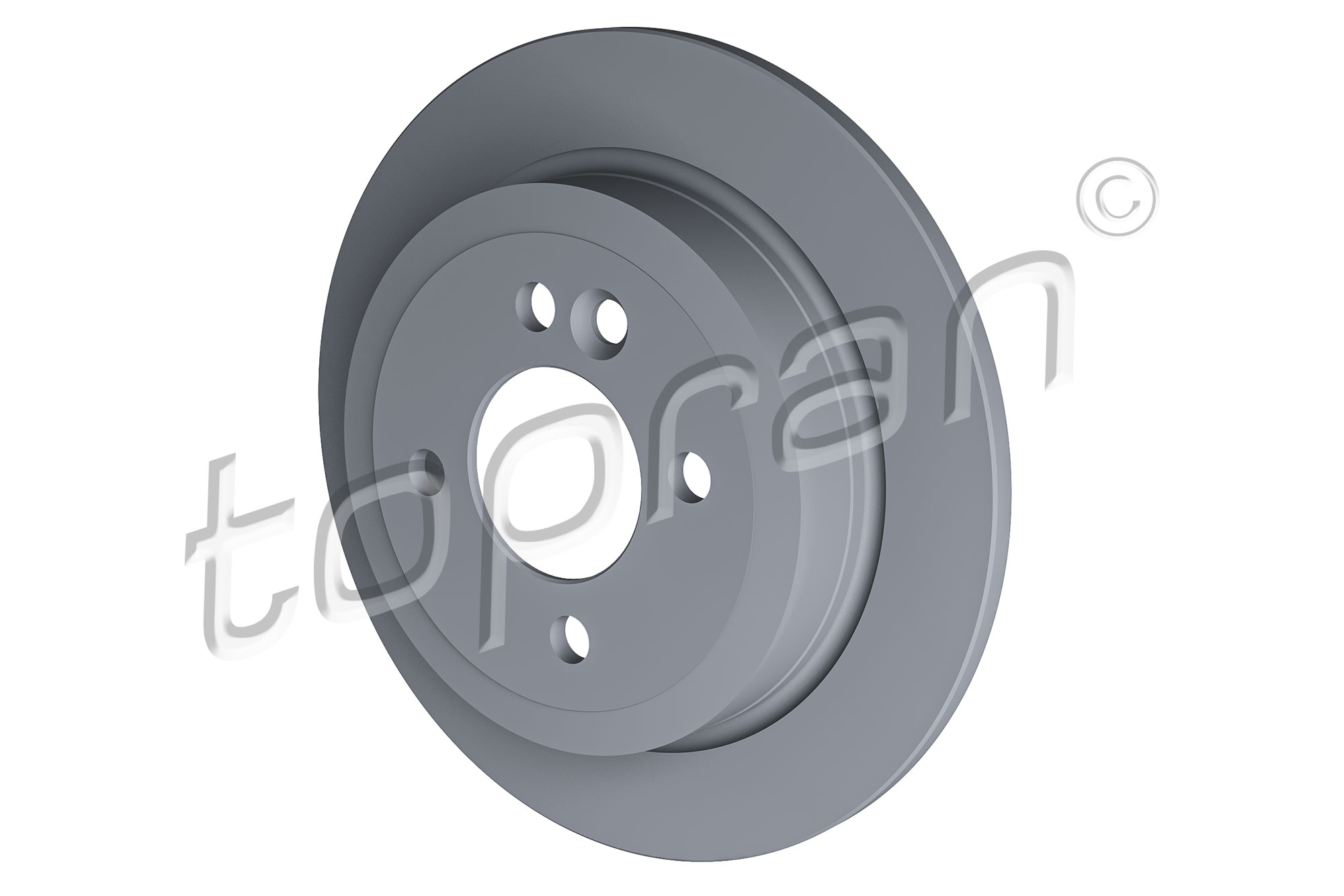 TOPRAN 501 015 COATED Brake Disc