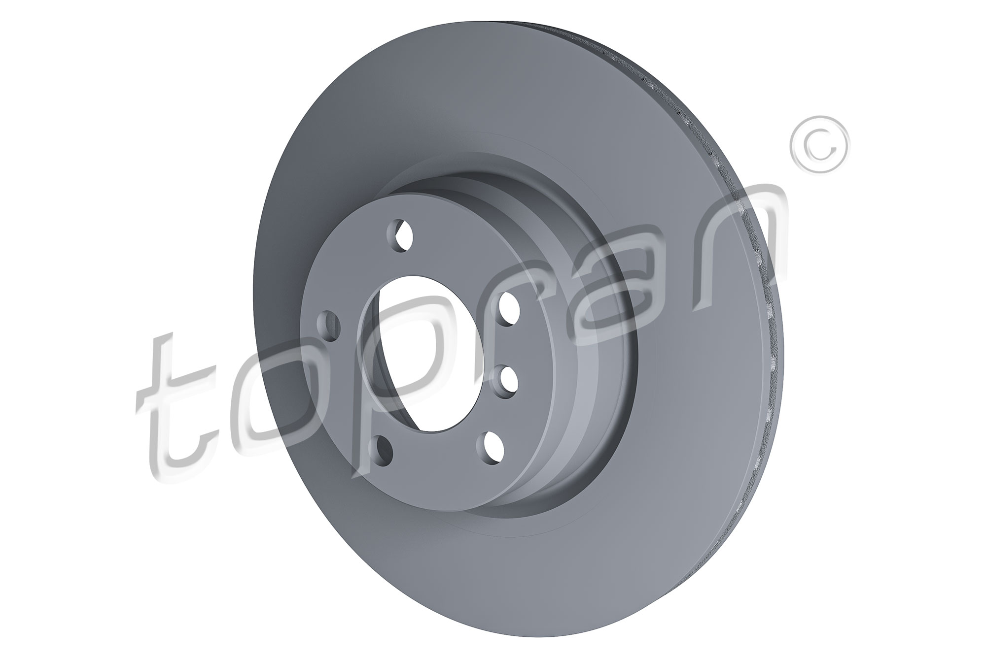 TOPRAN 503 015 COATED Bremsscheibe
