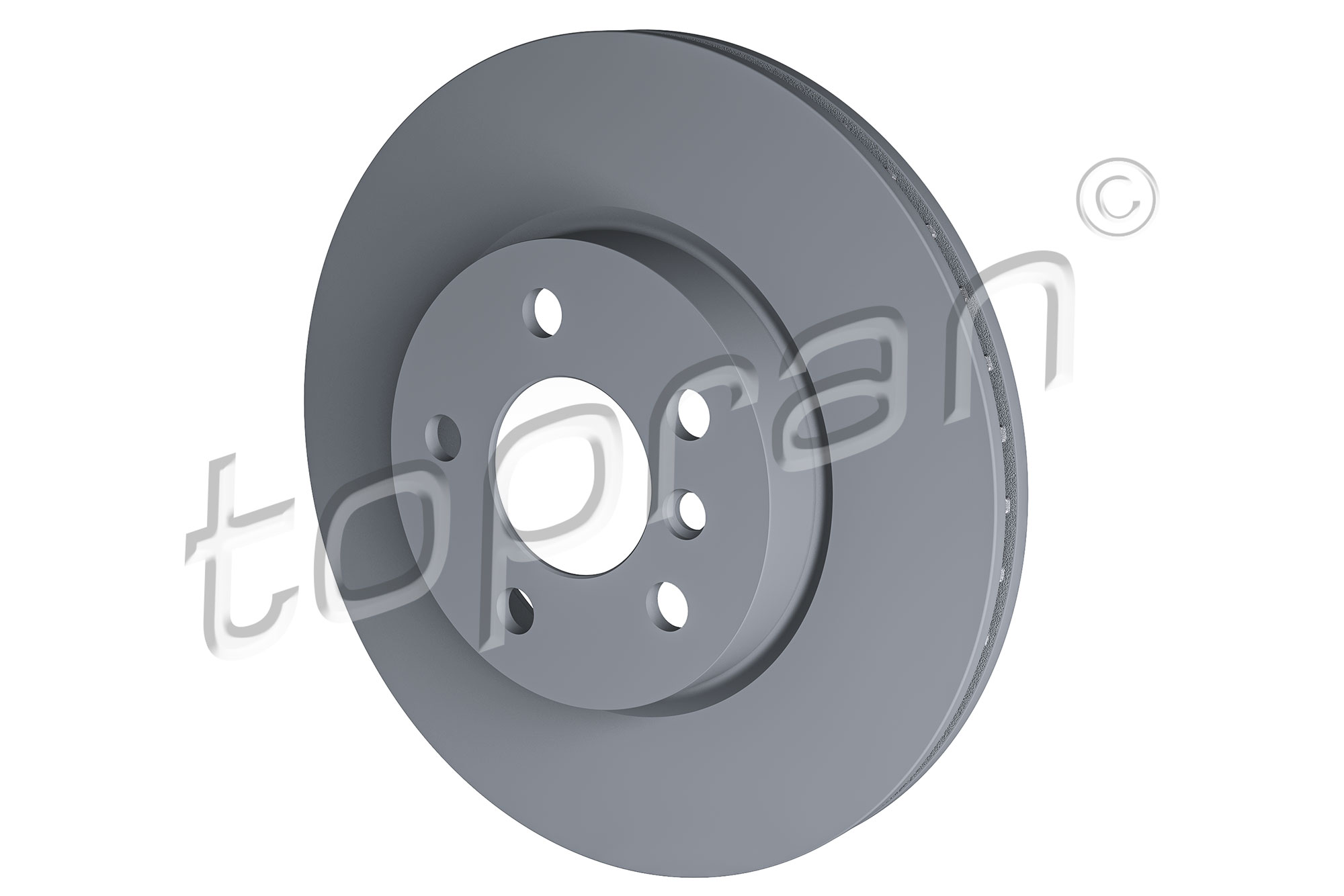 TOPRAN 503 019 COATED Bremsscheibe