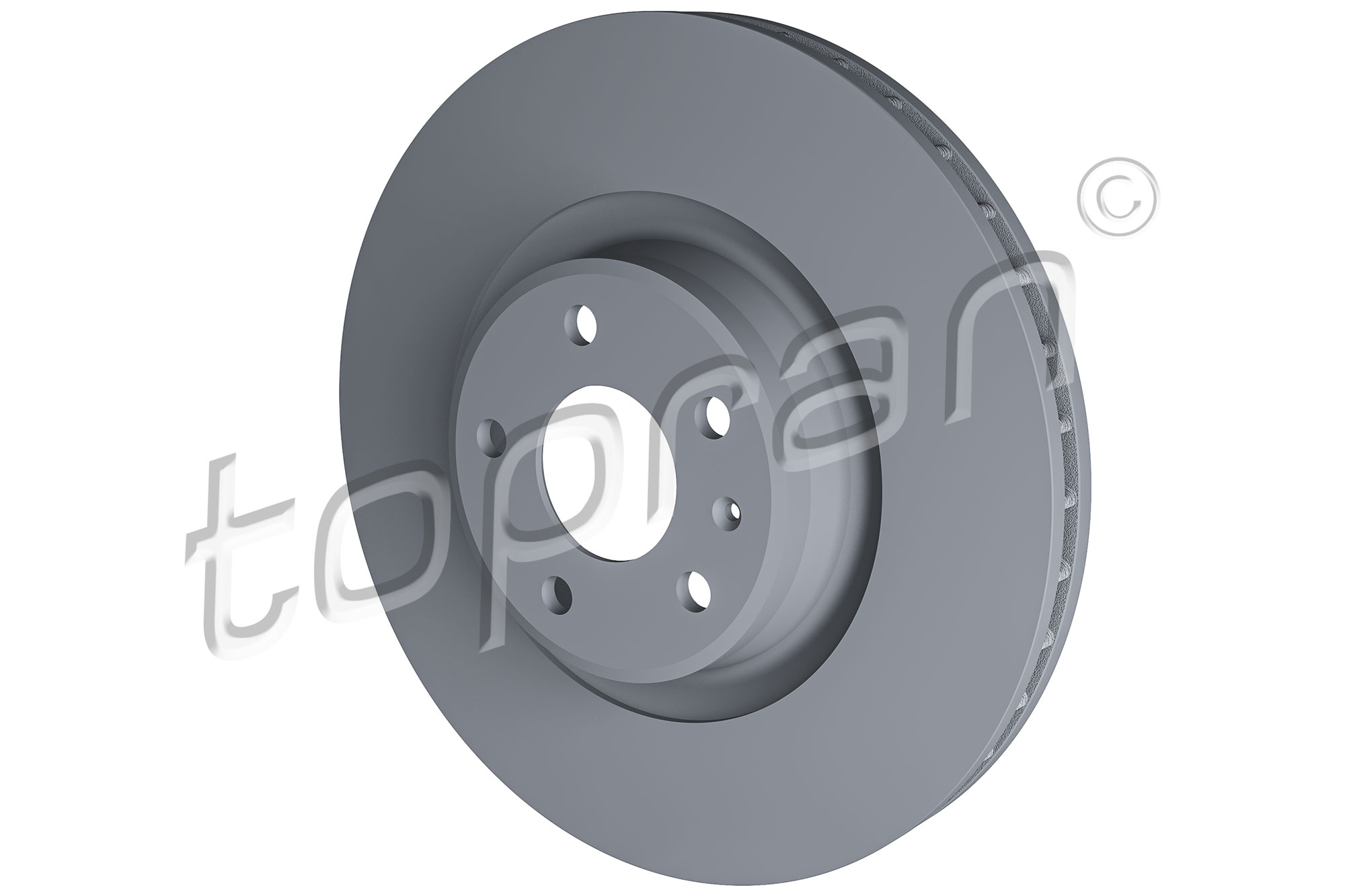 TOPRAN 631 153 COATED Bremsscheibe