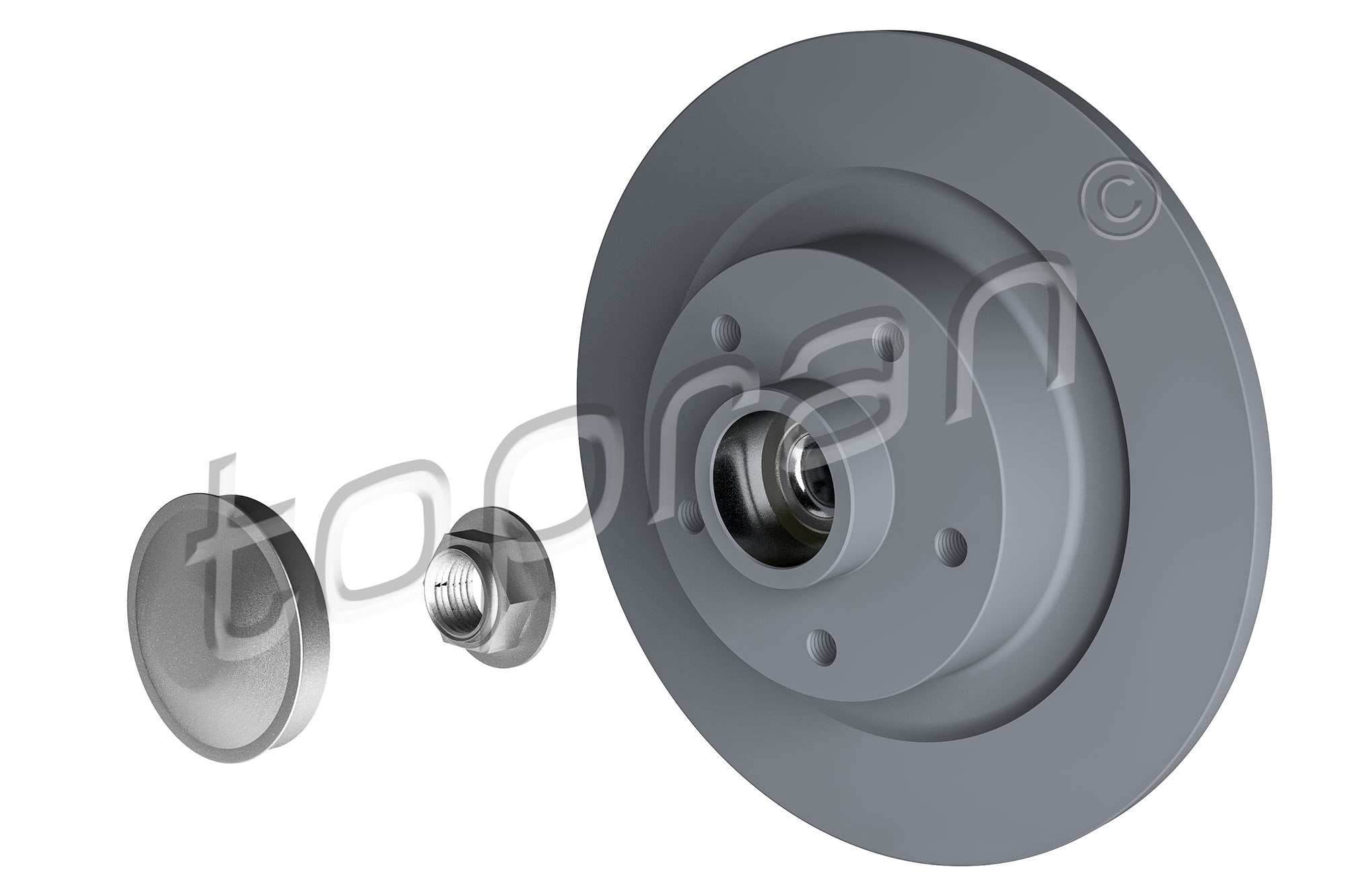 TOPRAN 631 169 Bremsscheibe