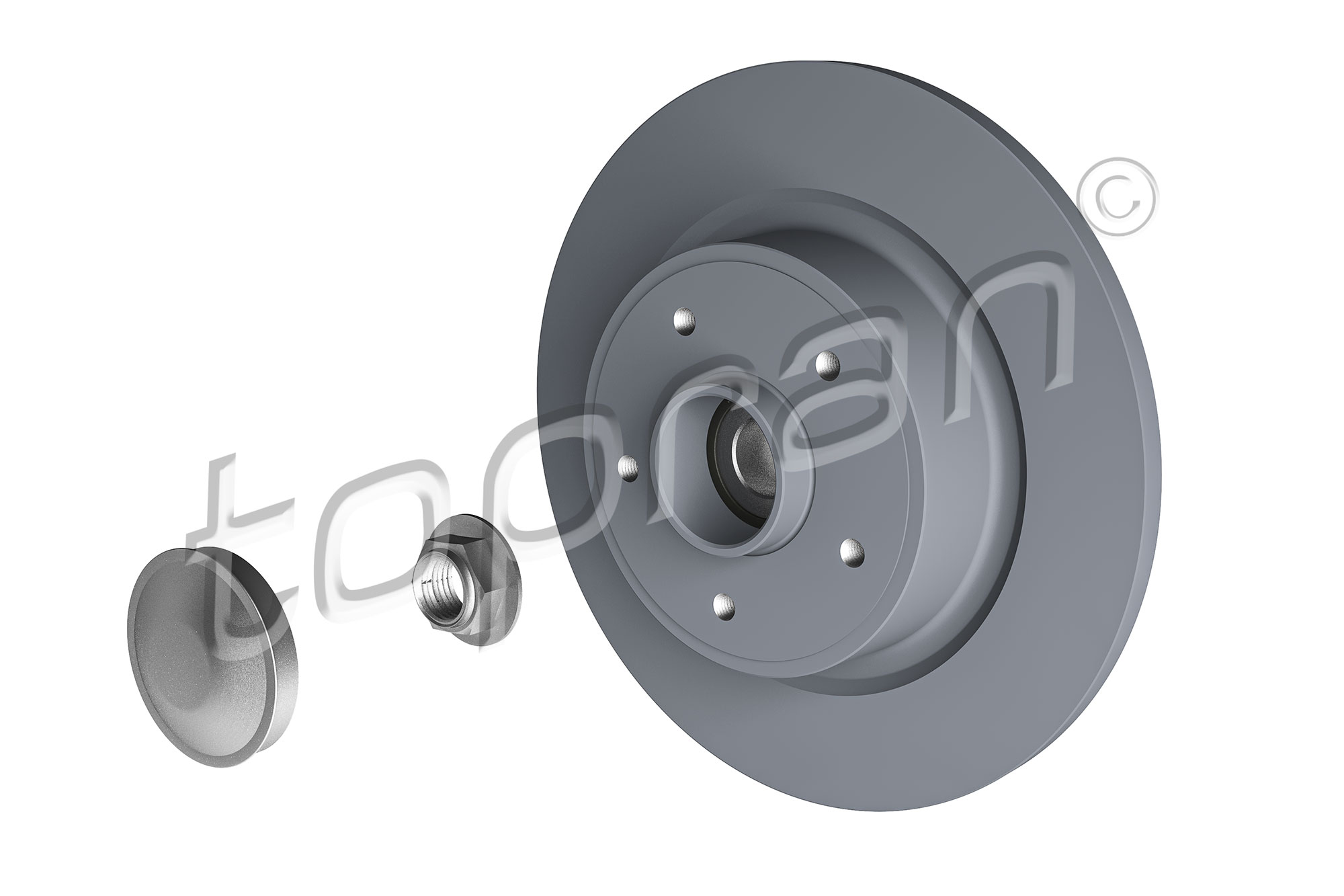 TOPRAN 700 644 Bremsscheibe