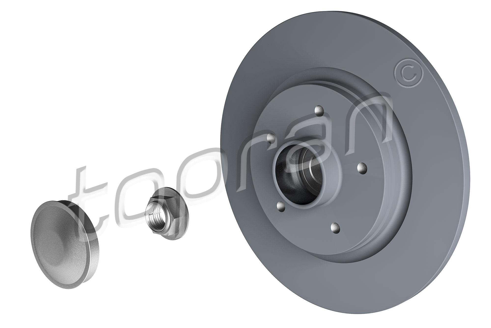 TOPRAN 700 819 Bremsscheibe