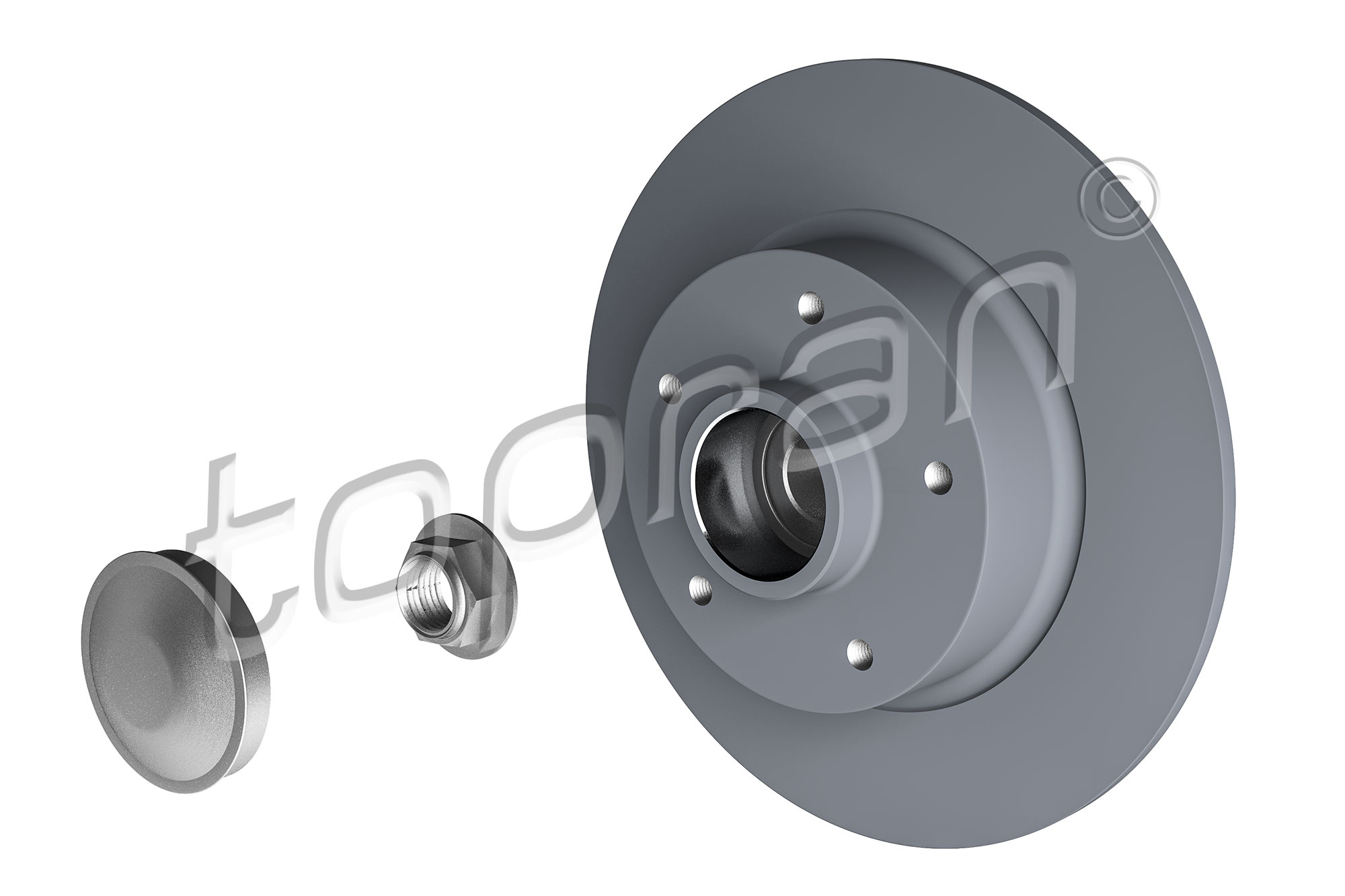 TOPRAN 701 160 COATED Bremsscheibe